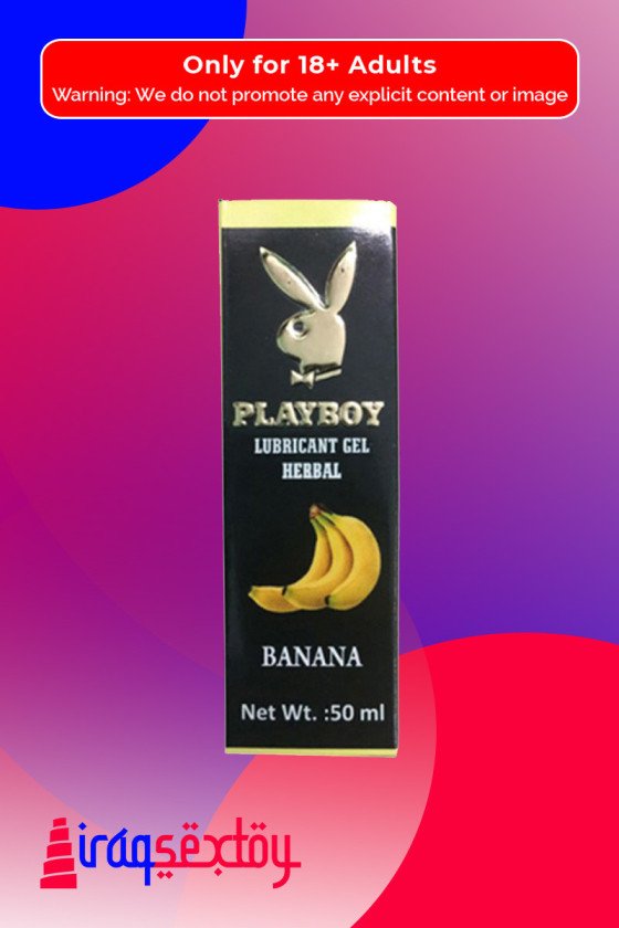 Playboy Lubricant Water Based Gel - Banana Flavoured CGS-031