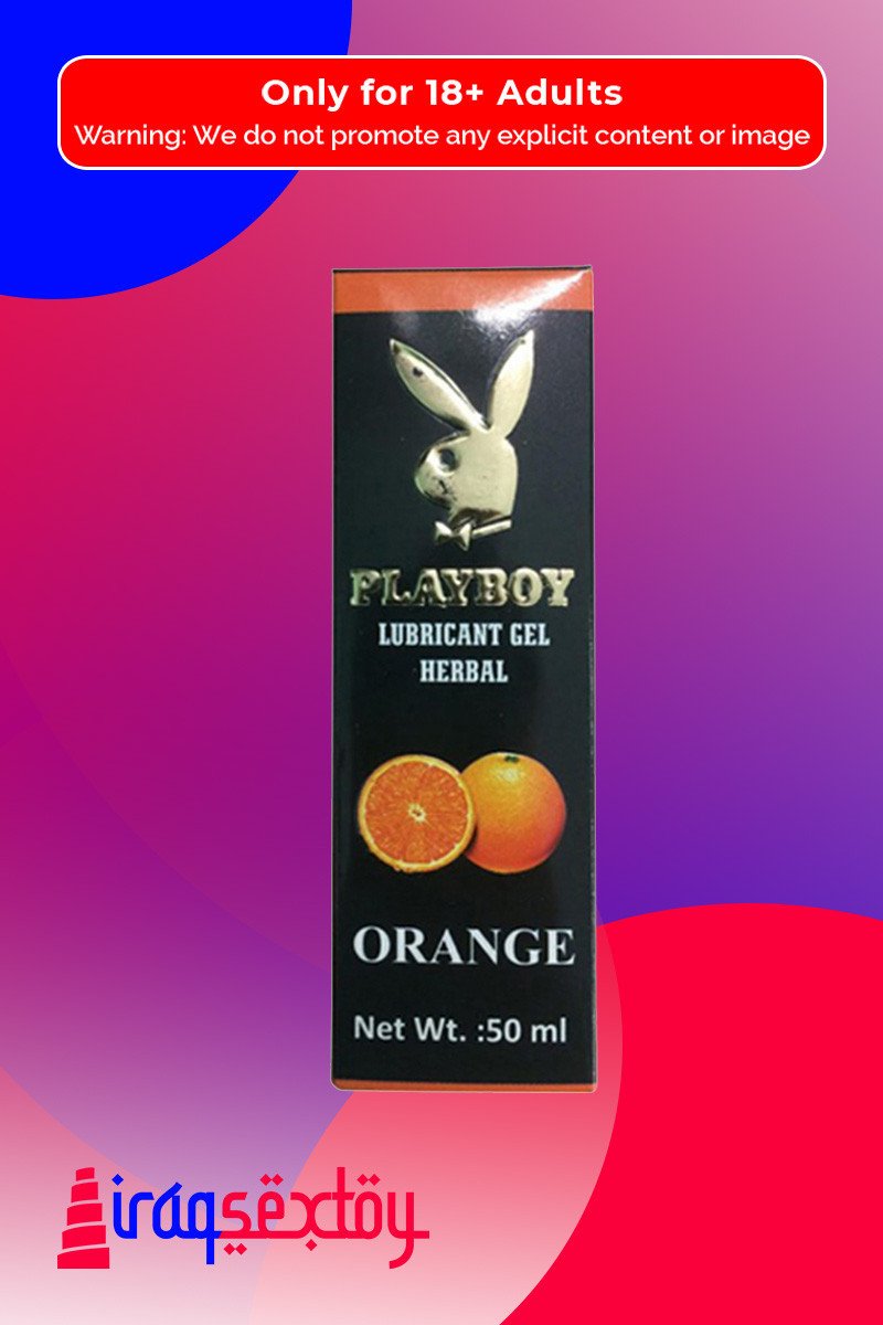 Playboy Lubricant Water Based Gel - Orange Flavoured CGS-033