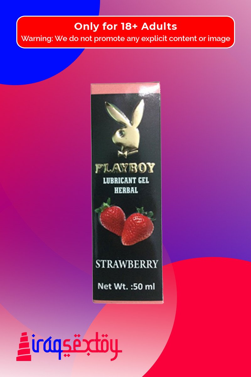 Playboy Lubricant Water Based Gel - Strawberry Flavoured CGS-034