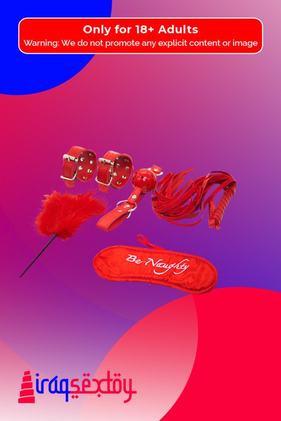 BDSM SEX KIT Bracelet+Whip+Goggles+Feather+Mouth Ball Gag BDSM-001