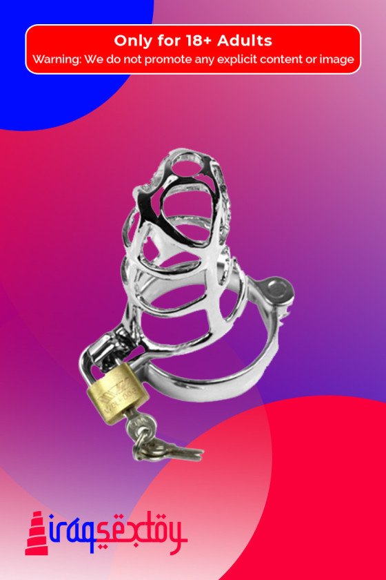 Chastity Steel Lock Device for Men BDSM-010