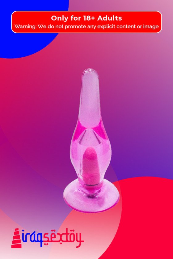 Crystal Anal Vibrating Butt Plug With Suction Cup AD-025