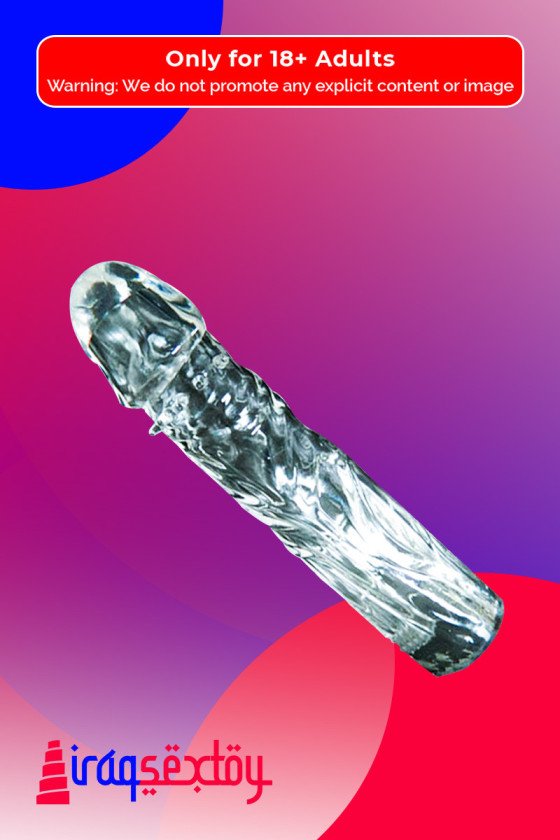 Full Ribbed Crystal Penis Sleeves PES-019