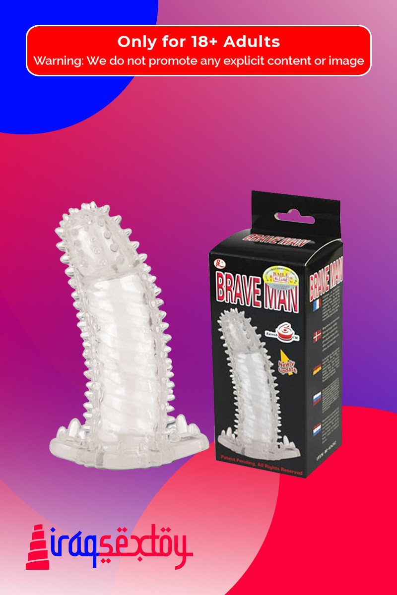 BRAVE MAN Crystal Penis Extension Sleeve PES-024