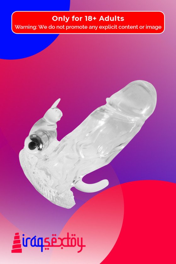 Triple Pleasure Vibrating Rabbit Penis Sleeve PES-028