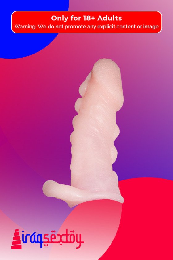 Solid Dotted Head Penis Extension Sleeve Skin Color PES-027