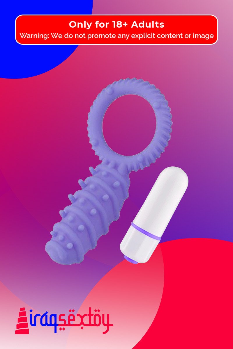 Clitoral Banger Spikes Premium Cockring With Bullet CR-015