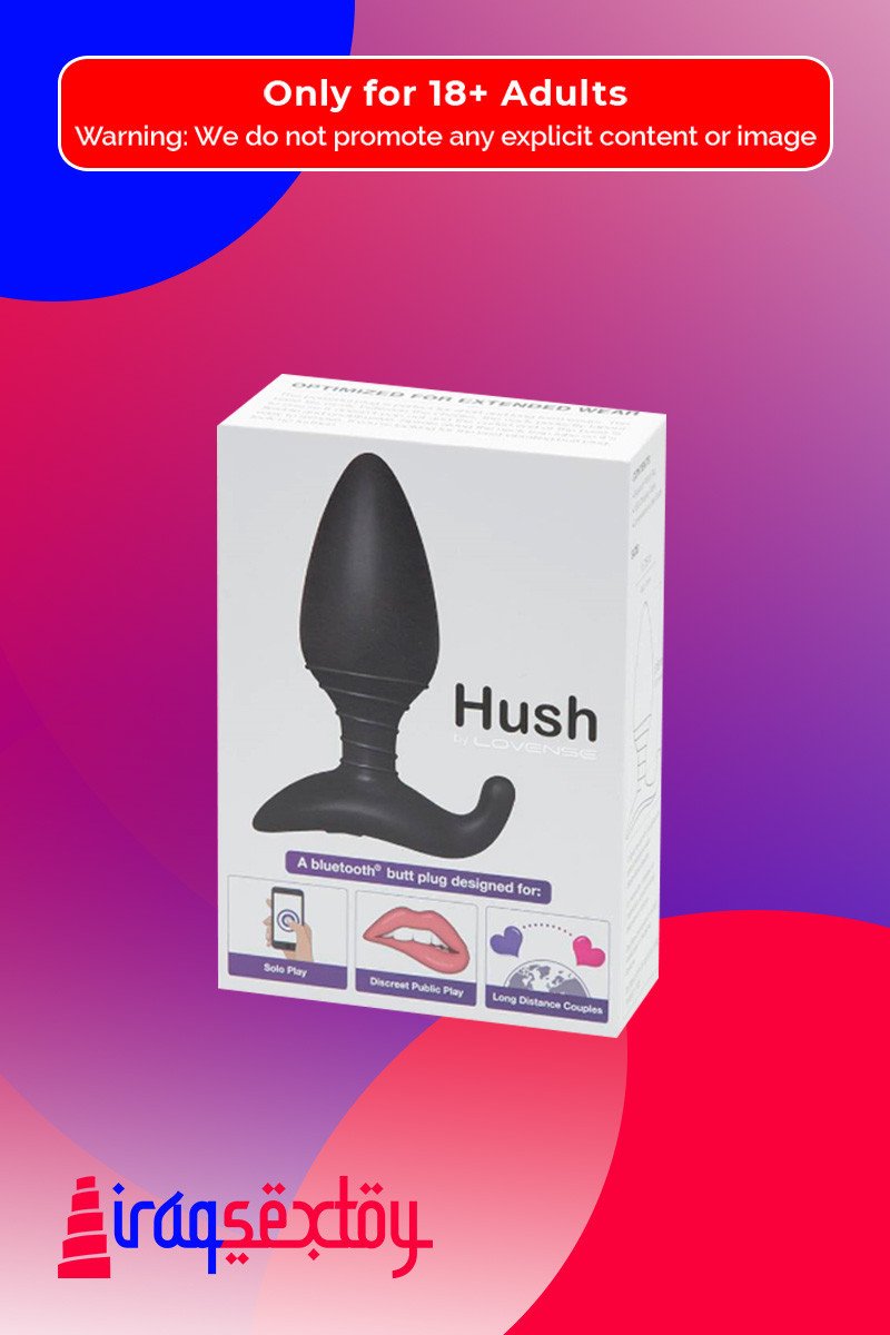 Lovense Hush App Controlled Vibrating Butt Plug (1.5 inch/1.75 inch) ACV-004