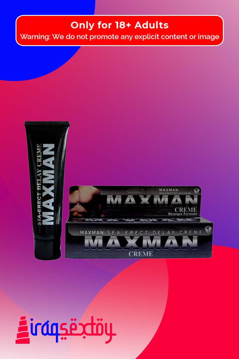 Maxman Delay Sex Creme Penis Enlargement 60g DTZ-004